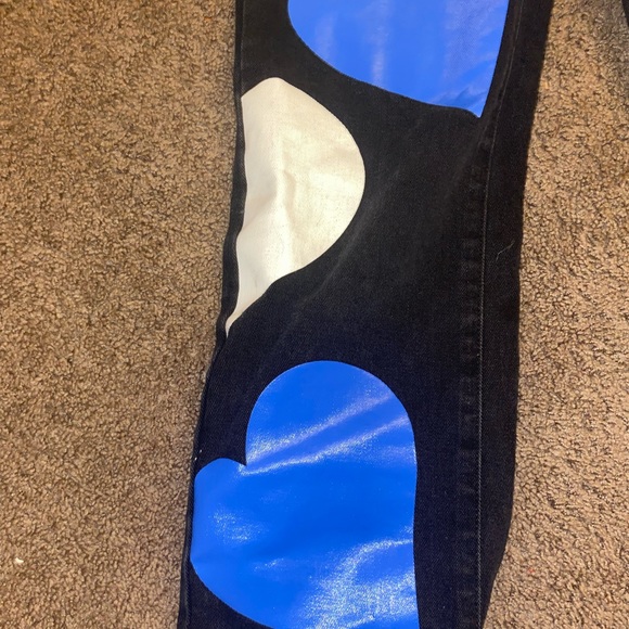 Heart patterned jeans - Picture 3 of 4